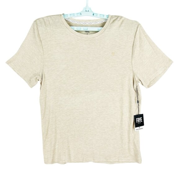 NWT FRYE Men Ultrasoft Modal Blend Sand Stretch Premium Sleepwear T-shirt Size M - Picture 1 of 10